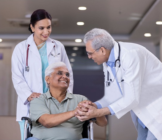 Doctor providing consultation